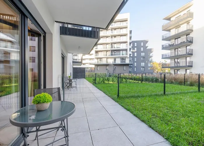 Sky Home- Green Apartament -Manufaktura, Bezplatny Parking, Klimatyzacja, Dostep Na Kod